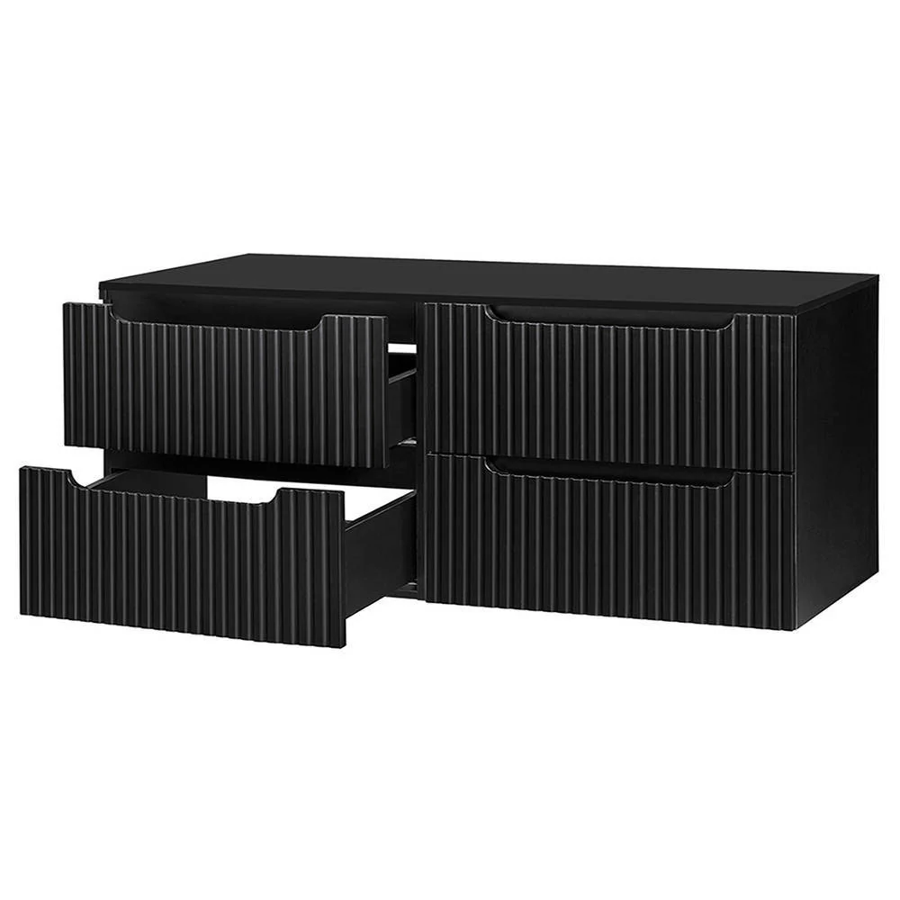 Waschtischunterschrank Skelbolu gerillte Front [en.casa] - Image 8