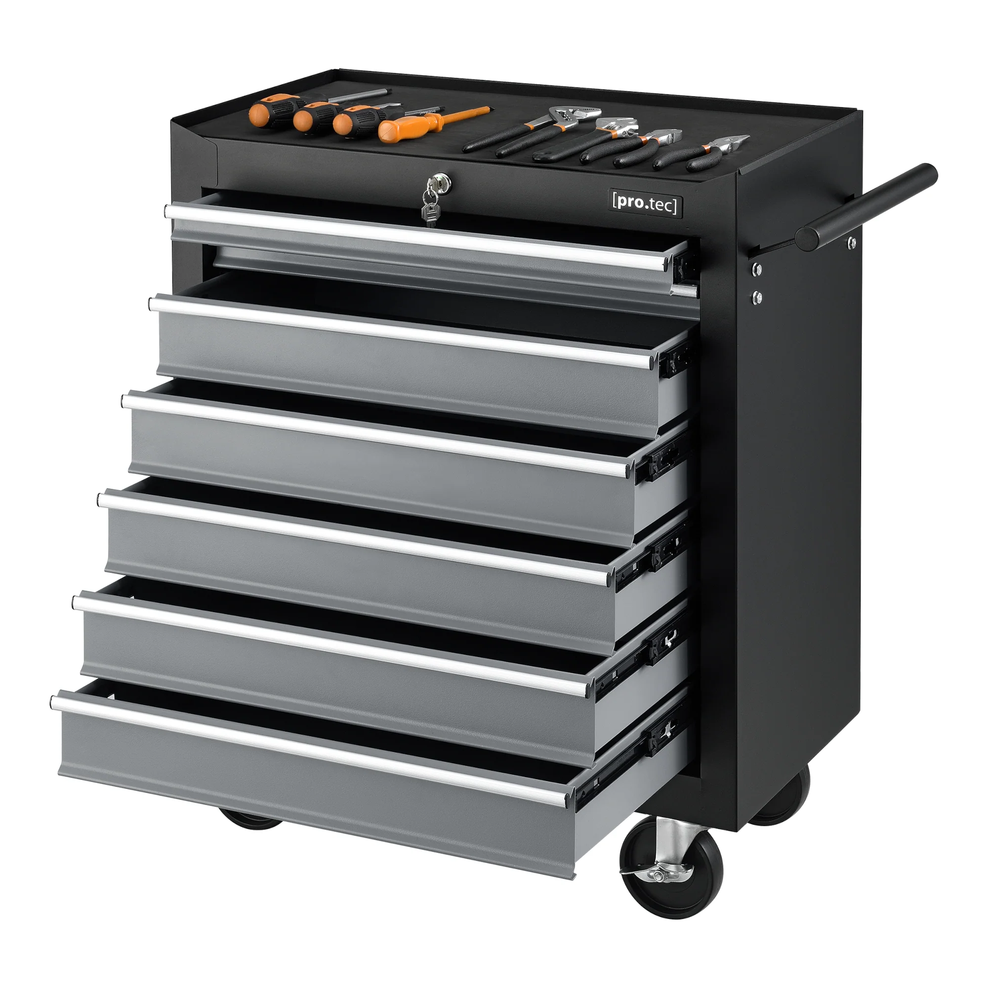 Werkstattwagen mit Schubladen und mit 4 Rollen versch. Modelle [pro.tec] - Image 3