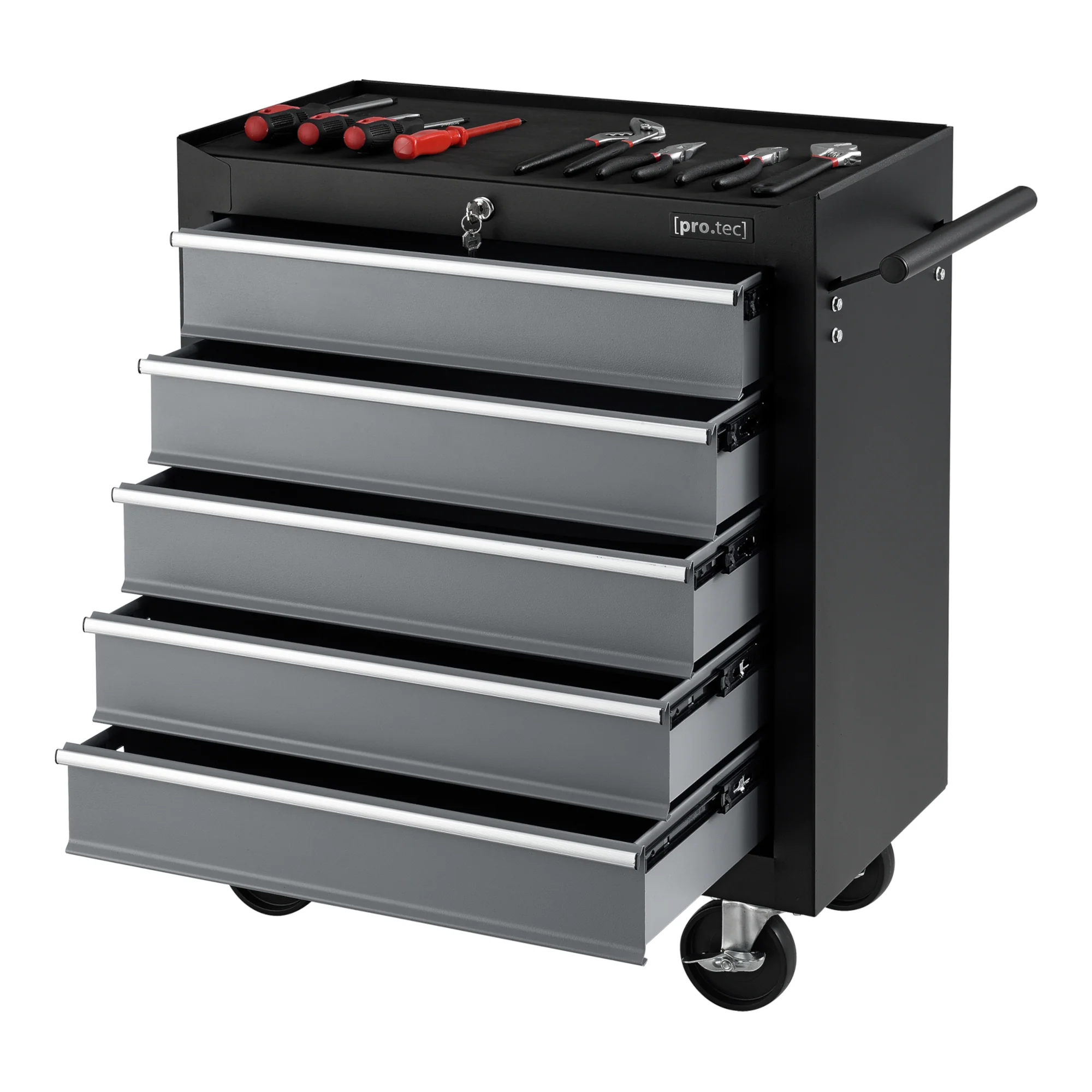 Werkstattwagen mit Schubladen und mit 4 Rollen versch. Modelle [pro.tec] - Image 4