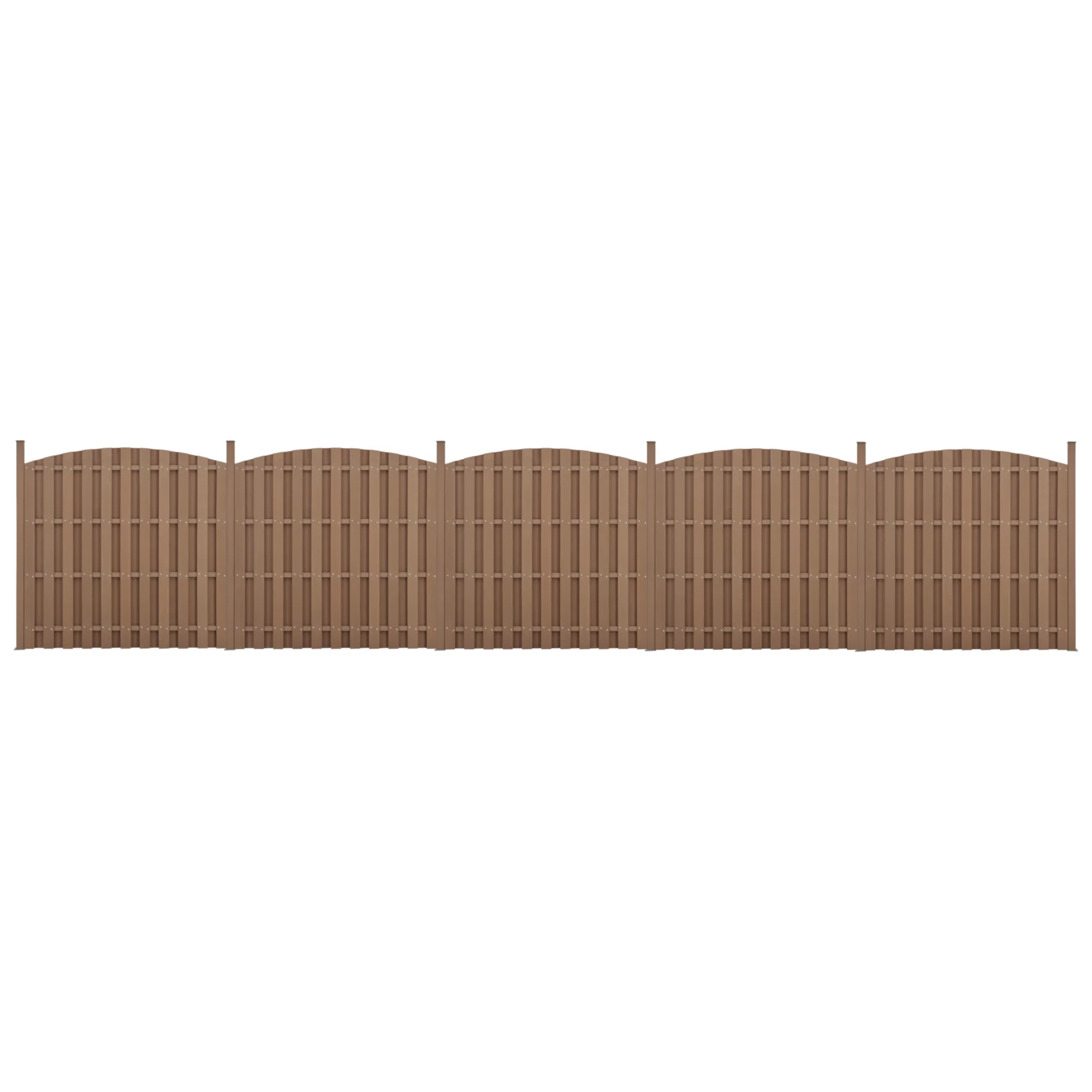 WPC Gartenzaun mit Rundbogen [neu.holz] - Image 2
