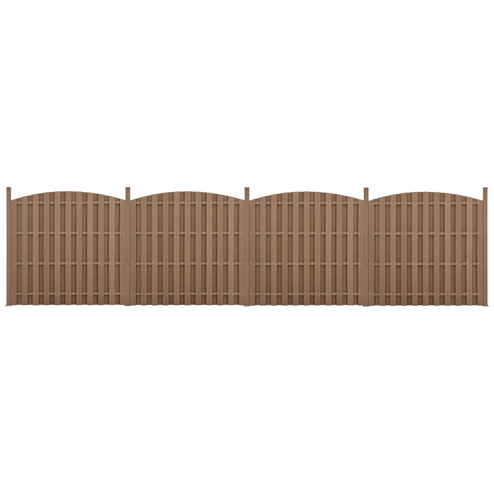 WPC Gartenzaun mit Rundbogen [neu.holz] - Image 3