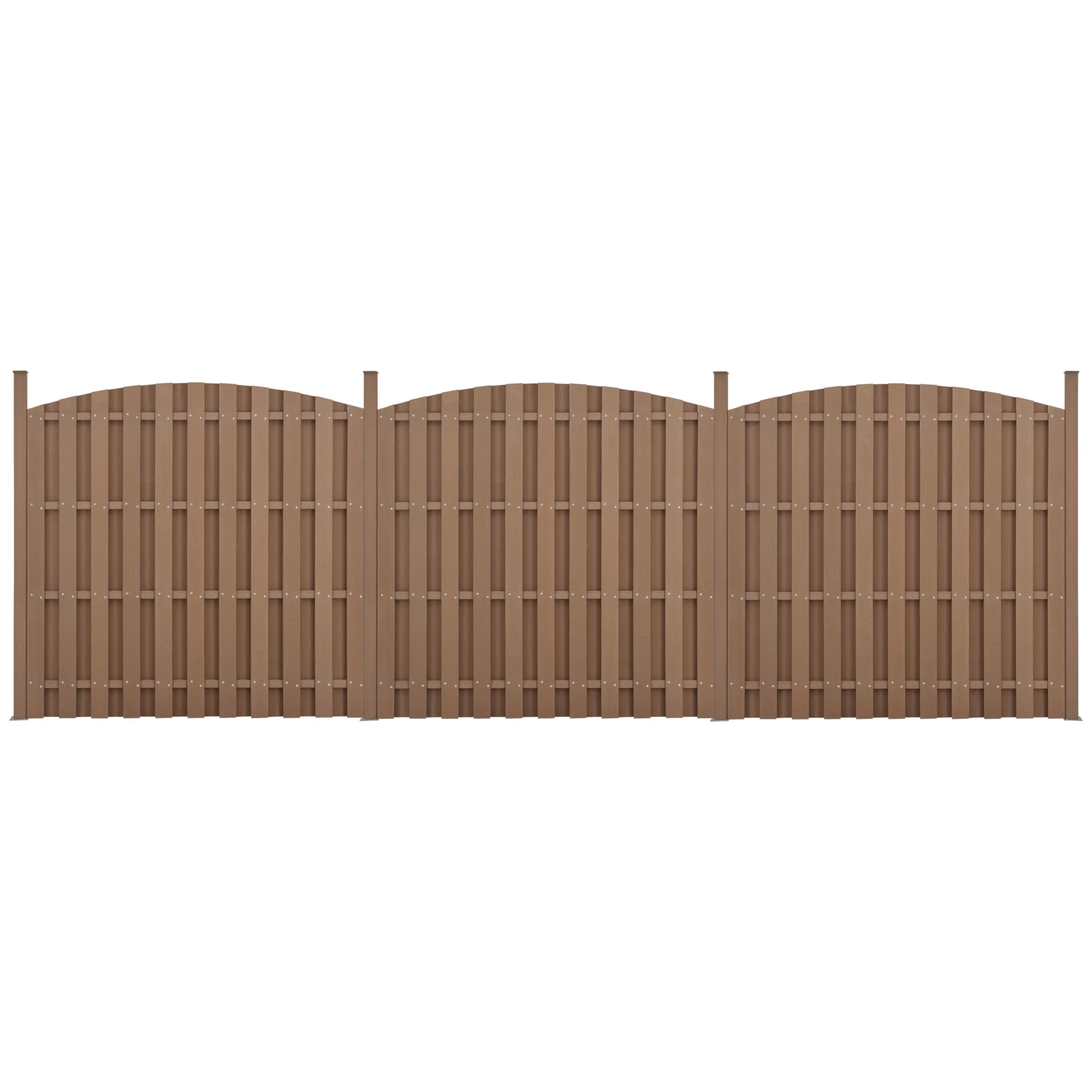 WPC Gartenzaun mit Rundbogen [neu.holz] - Image 4
