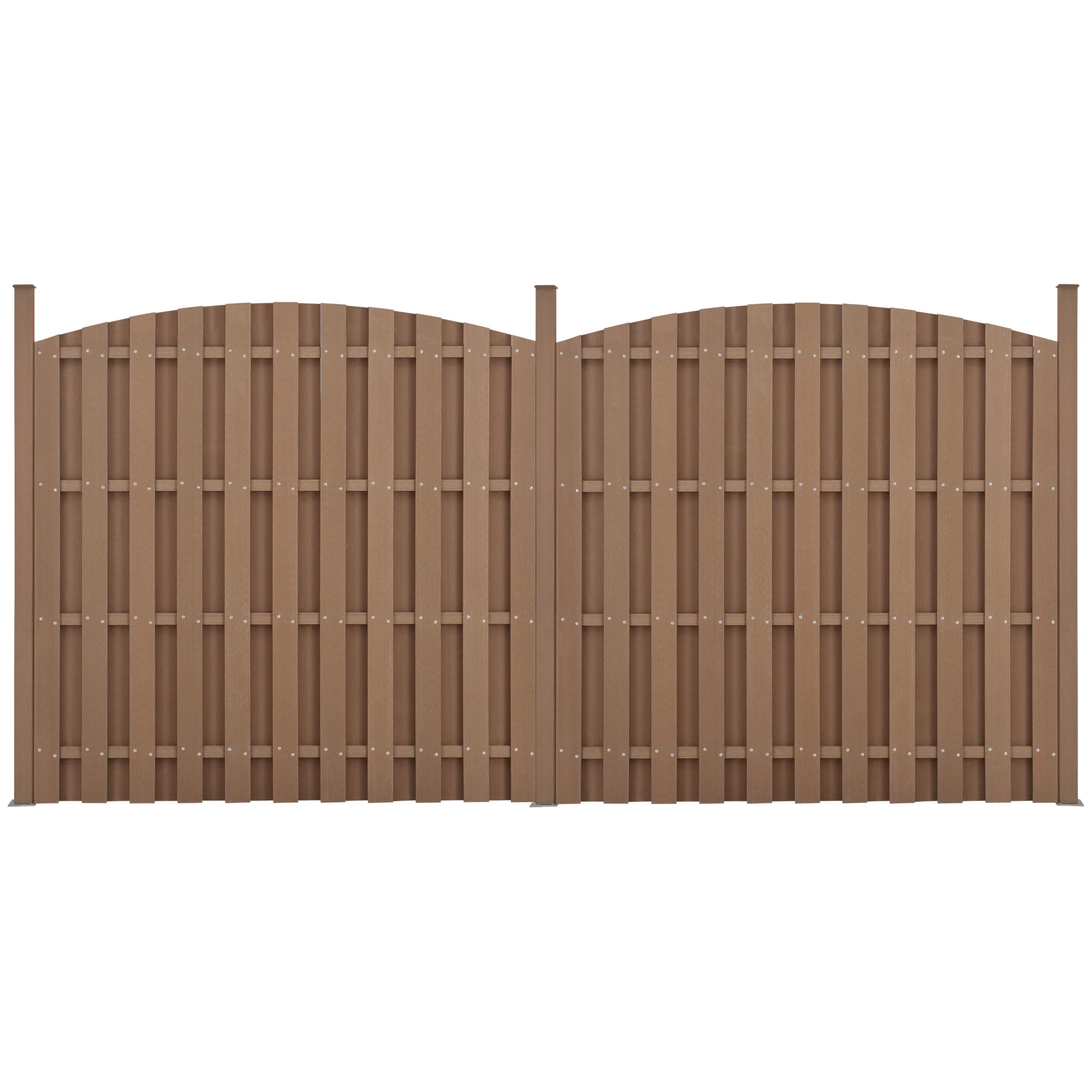 WPC Gartenzaun mit Rundbogen [neu.holz] - Image 5